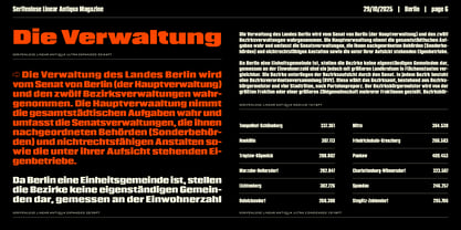 Serifenlose Linear Antiqua Font Poster 6