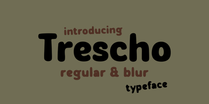 Trescho Font Poster 1
