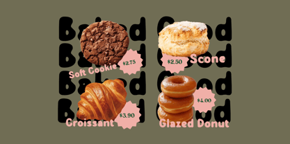 Trescho Font Poster 4