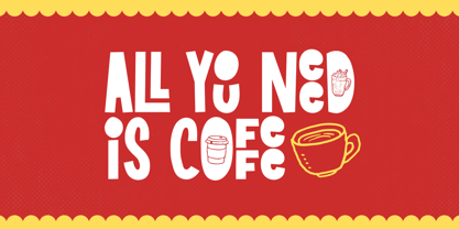 Donut Buffet Font Poster 6