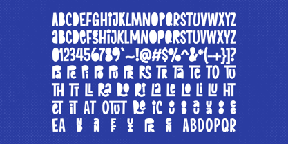 Donut Buffet Font Poster 10