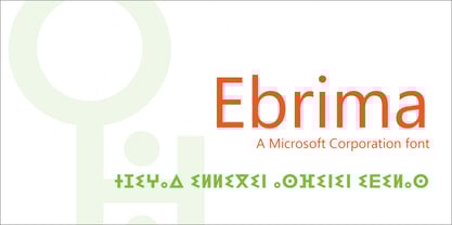 Ebrima SA Font Poster 1
