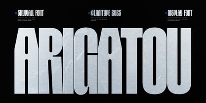 Skywall Font Poster 13