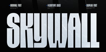 Skywall Font Poster 1