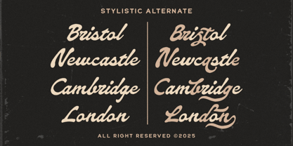 Friday Match Font Poster 3