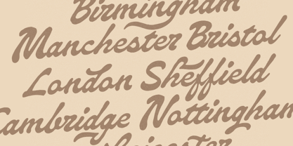 Friday Match Font Poster 10