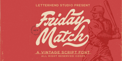 Friday Match Font Poster 1