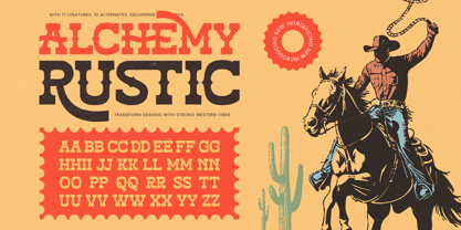 Alchemy Rustic Font Poster 1