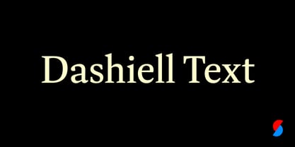 Dashiell Text Font Poster 1