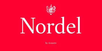 Nordel Font Poster 1