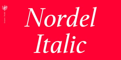 Nordel Font Poster 12