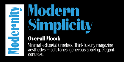 Modernity Font Poster 3