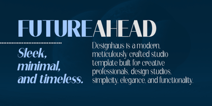 Modernity Font Poster 5