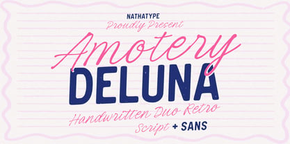 Amotery Deluna Font Poster 1