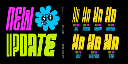 Ayr Gothedge Font Poster 4