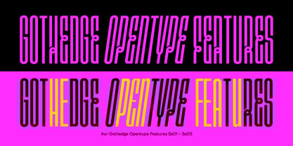 Ayr Gothedge Font Poster 6