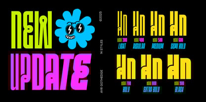 Ayr Gothedge Font Poster 5