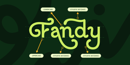 Fandy Font Poster 10