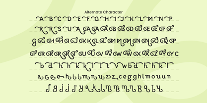 Fandy Font Poster 12
