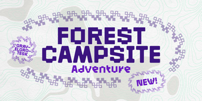 BD Gravel Font Poster 2