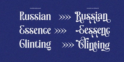 Valeris Font Poster 6