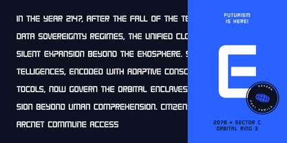 Rexera Font Poster 14