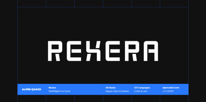 Rexera Font Poster 1
