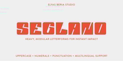 Seglano Font Poster 1