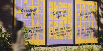 Seglano Font Poster 15