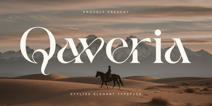 Qaveria Font Poster 1
