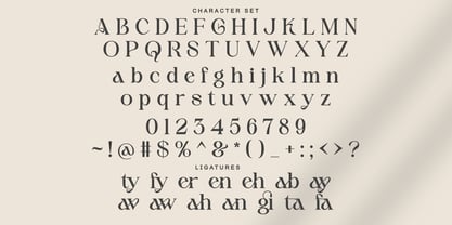 Qaveria Font Poster 9