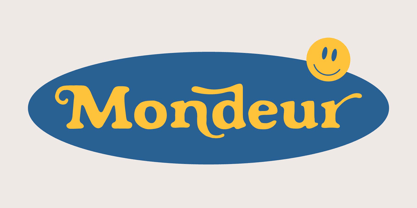 Mondeur Font Poster 1