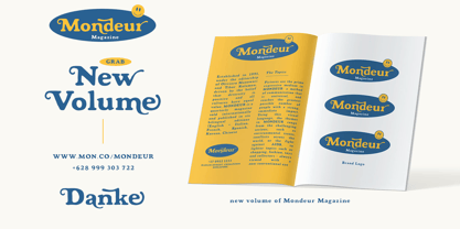 Mondeur Font Poster 6