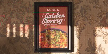 Vintage Rustborn Font Poster 6