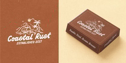 Vintage Rustborn Font Poster 8