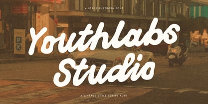 Vintage Rustborn Font Poster 12