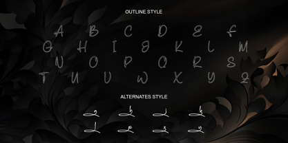 Marlinah Beauty Font Poster 10