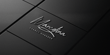 Marlinah Beauty Font Poster 6