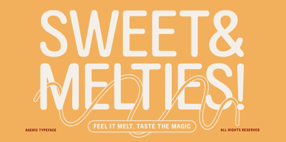 Ageris Font Poster 10