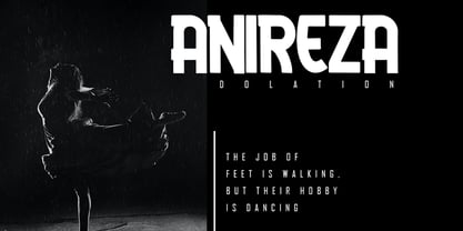 Arena Sky Font Poster 2