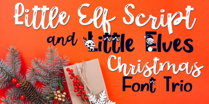 ZP Little Elf Script Font Poster 1