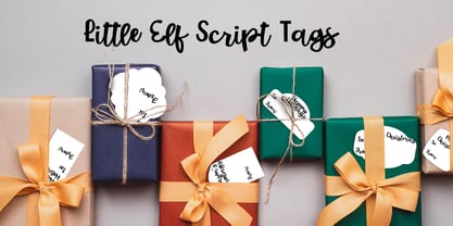 ZP Little Elf Script Font Poster 9