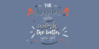 ZP Little Elf Script Font Poster 5
