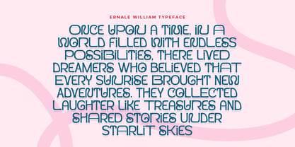 Ernale William Font Poster 4