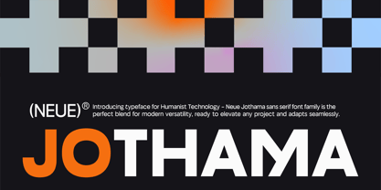 Neue Jothama Font Poster 4