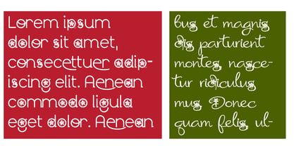 ZP Poinsettia Kiss Font Poster 5