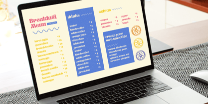 Beach Nagres Font Poster 3