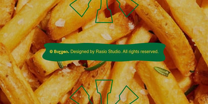 Burgen Font Poster 5