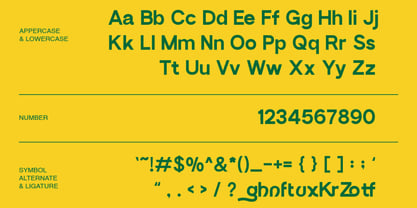 Burgen Font Poster 2