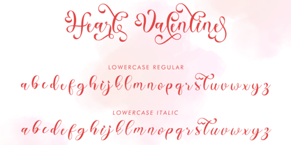 Marisa Valentine Italic Font Poster 6